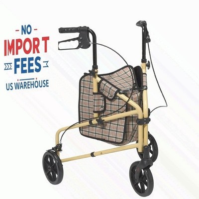 Drive Medical Winnie Lite Supreme 3-Wheel Aluminum Rollator Walker Lightweight