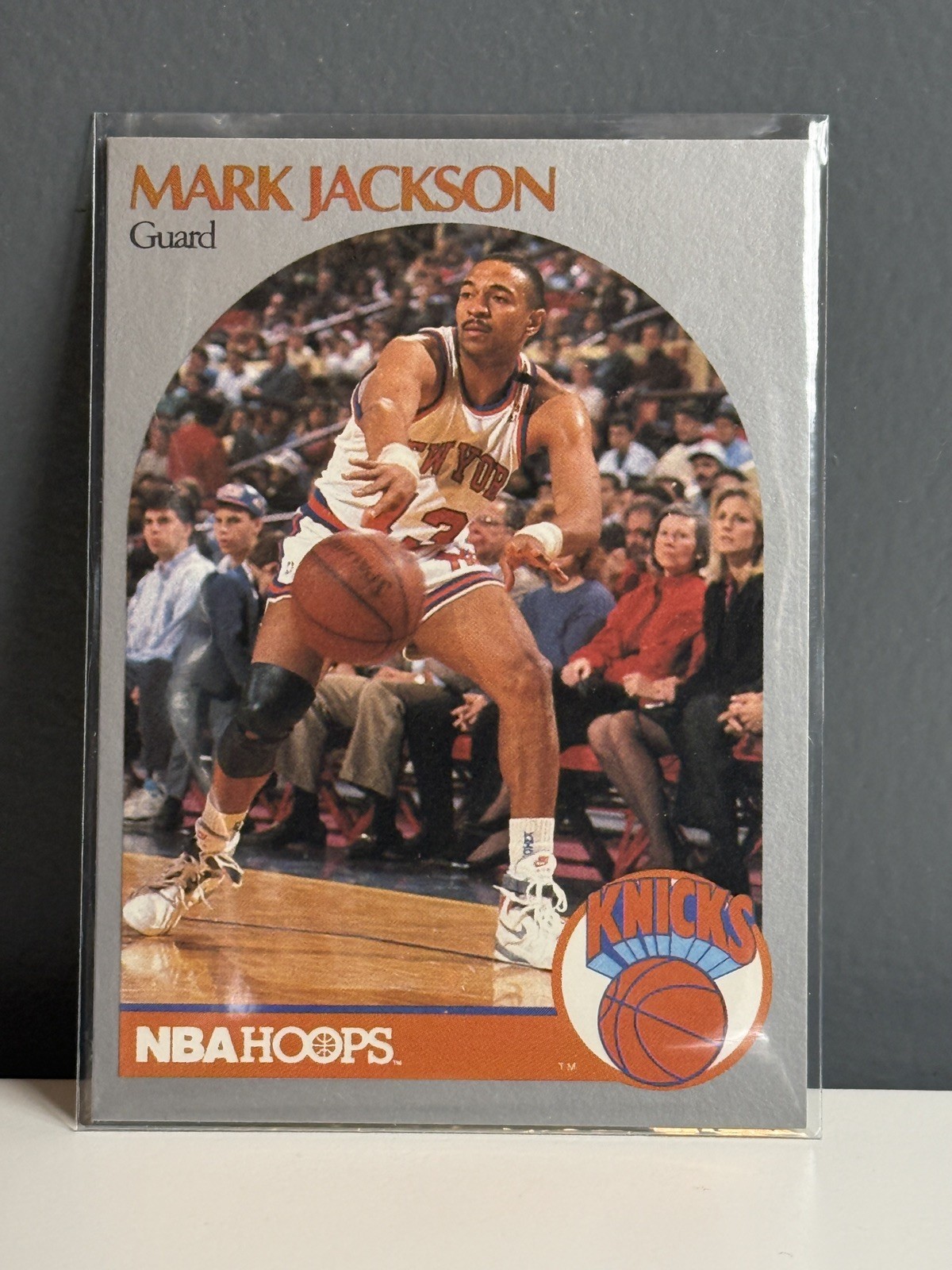 1990-91 NBA Hoops Mark Jackson #205 Knicks Menendez Brothers Infamous Card