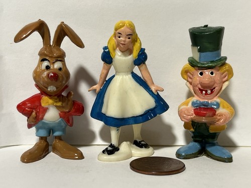 Marx DisneyKings Disney Alice Wonderland character plastic figures Disneyland
