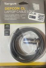 Targus Defcon CL Laptop Notebook Cable Security Combination Lock PA410U New