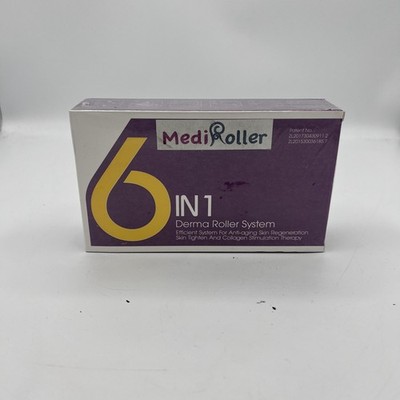 6 In 1 Derma Roller Kit For Face And Body - 0.25mm And 0.3mm Micro Needle_Q