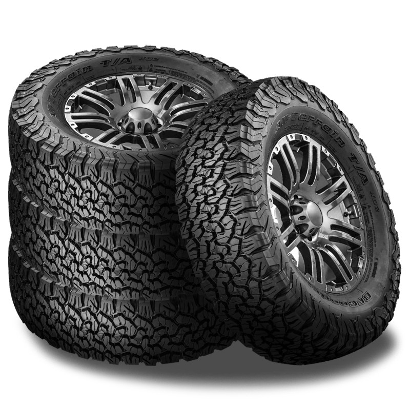 4 BFGoodrich All Terrain T/A KO2 285/70R17 116/113S 6 PLY 50K Mi Warranty