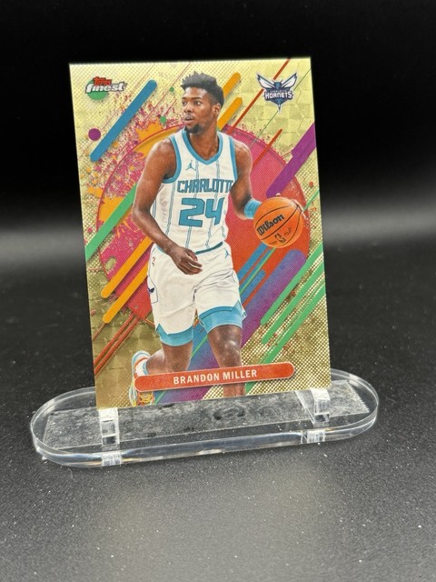 Brandon Miller - 2025-26 Topps Finest Basketball - RARE Superfractor #’d 1/1 SSP
