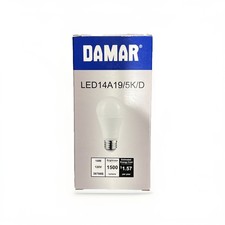 LED Light Bulbs - LED9A19/5K Non-Dimmable Case of 19 