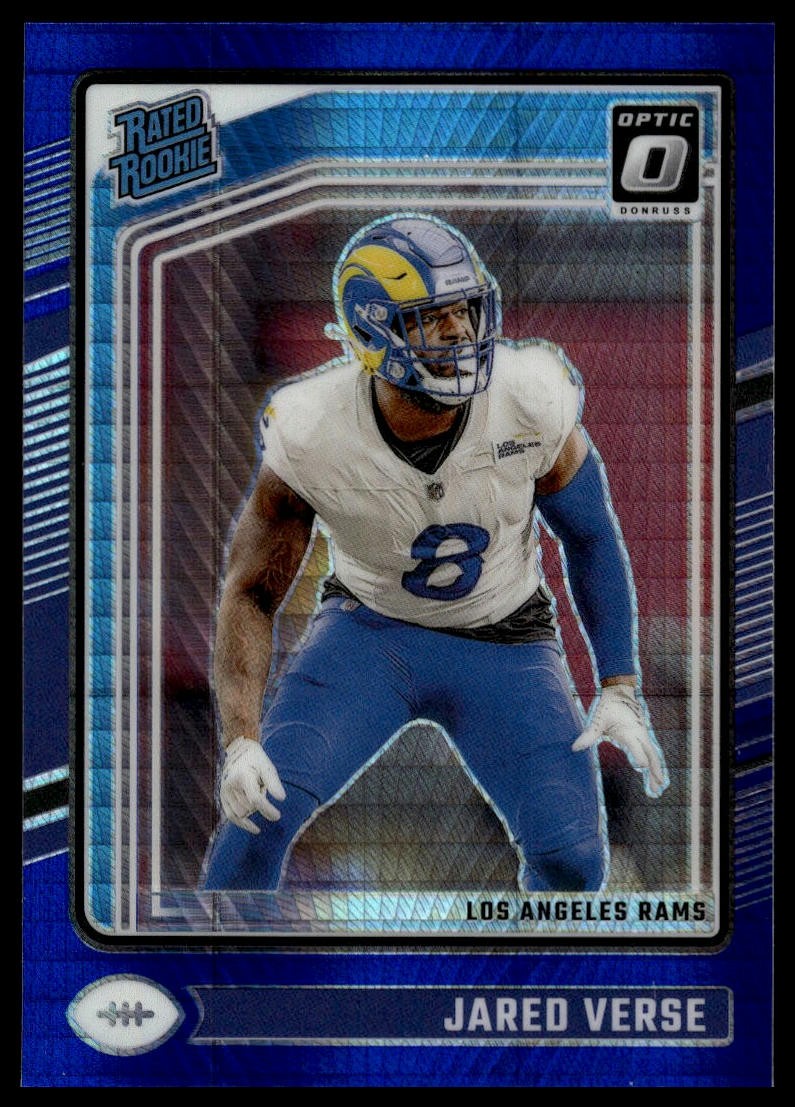 2024 Donruss Optic #242 Jared Verse Blue Hyper Rated Rookie