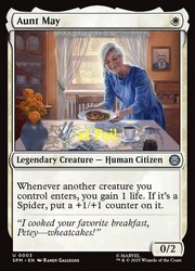 Aunt May Foil #3 Marvel's Spider-Man MTG Uncommon