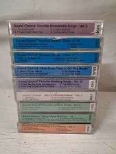 Vintage Sound Choice Karaoke 9 Cassette Tapes Sing Along Tracks New Sealed