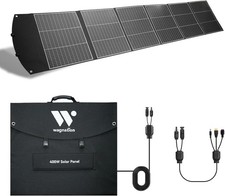 400W Solar Panel Foldable Portable Solar Charger Waterproof Outdoor RV Camping