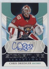 2020-21 Upper Deck Signature Sensations Series 1 Chris Driedger #SS-CD Auto s3g
