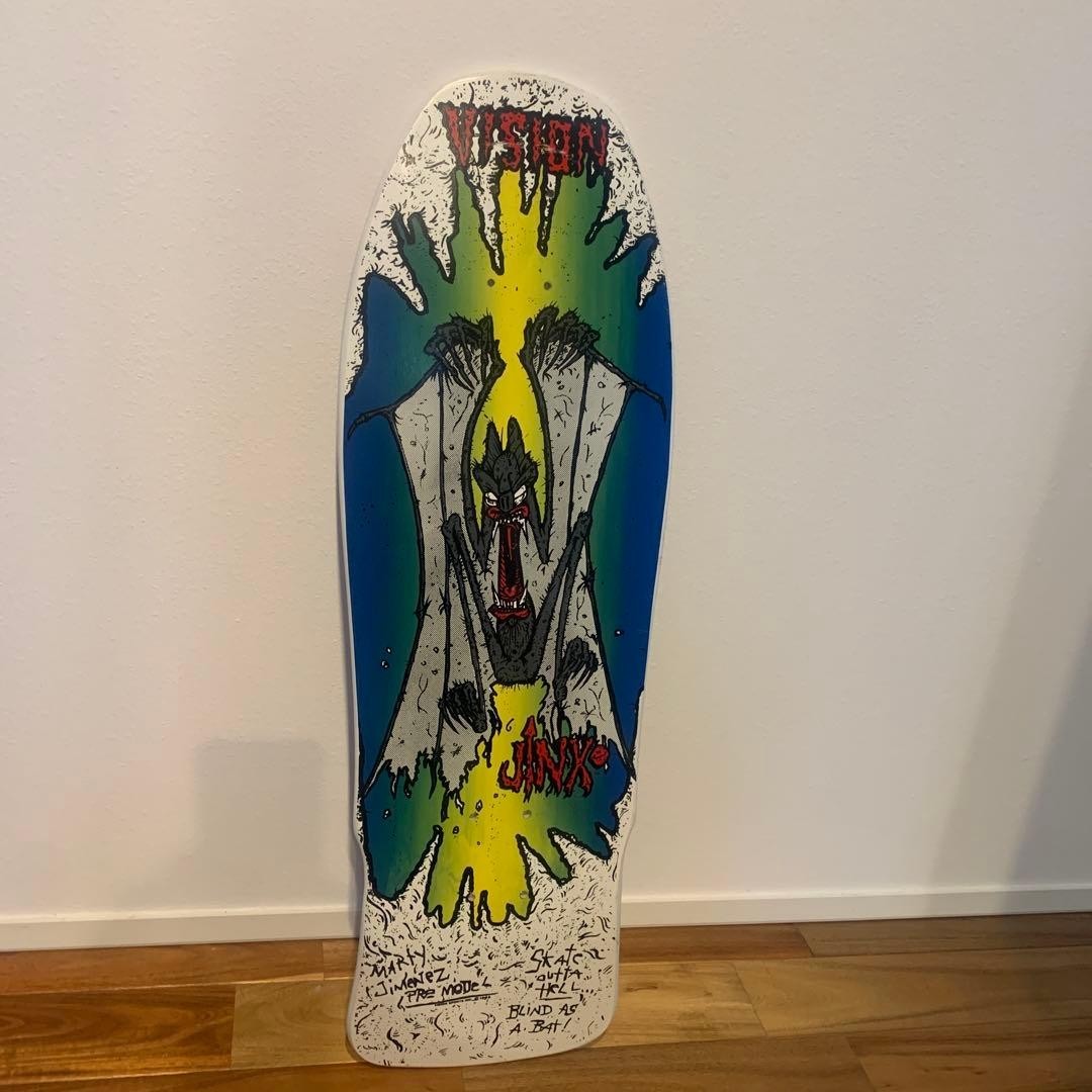 VISION Jinx Bat Design Skateboard Deck 2000s Old School Style From