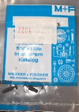 M+F No.2204 Länderbahn- Stangenpuffer  2mm Pufferbohlenbohrung OVP