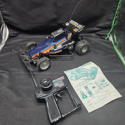 Sears Lobo II RC 2wd Frame Buggy Navy Body Nikko Rare RTR   FOR PARTS