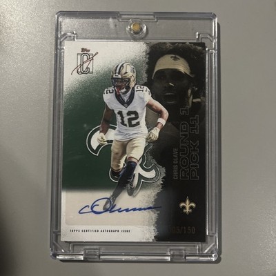 2025 Topps Signature Class Chris Olave Veteran Auto Green Foil #/150 Saints