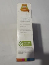 Intex Game Floating Hoops Basketball Goal And Ball Pool Toy 27”x21” - Ball Is 8”