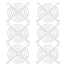 80mm Fan Finger Grill, 6 Pack Metal Grill Protector for 80mm