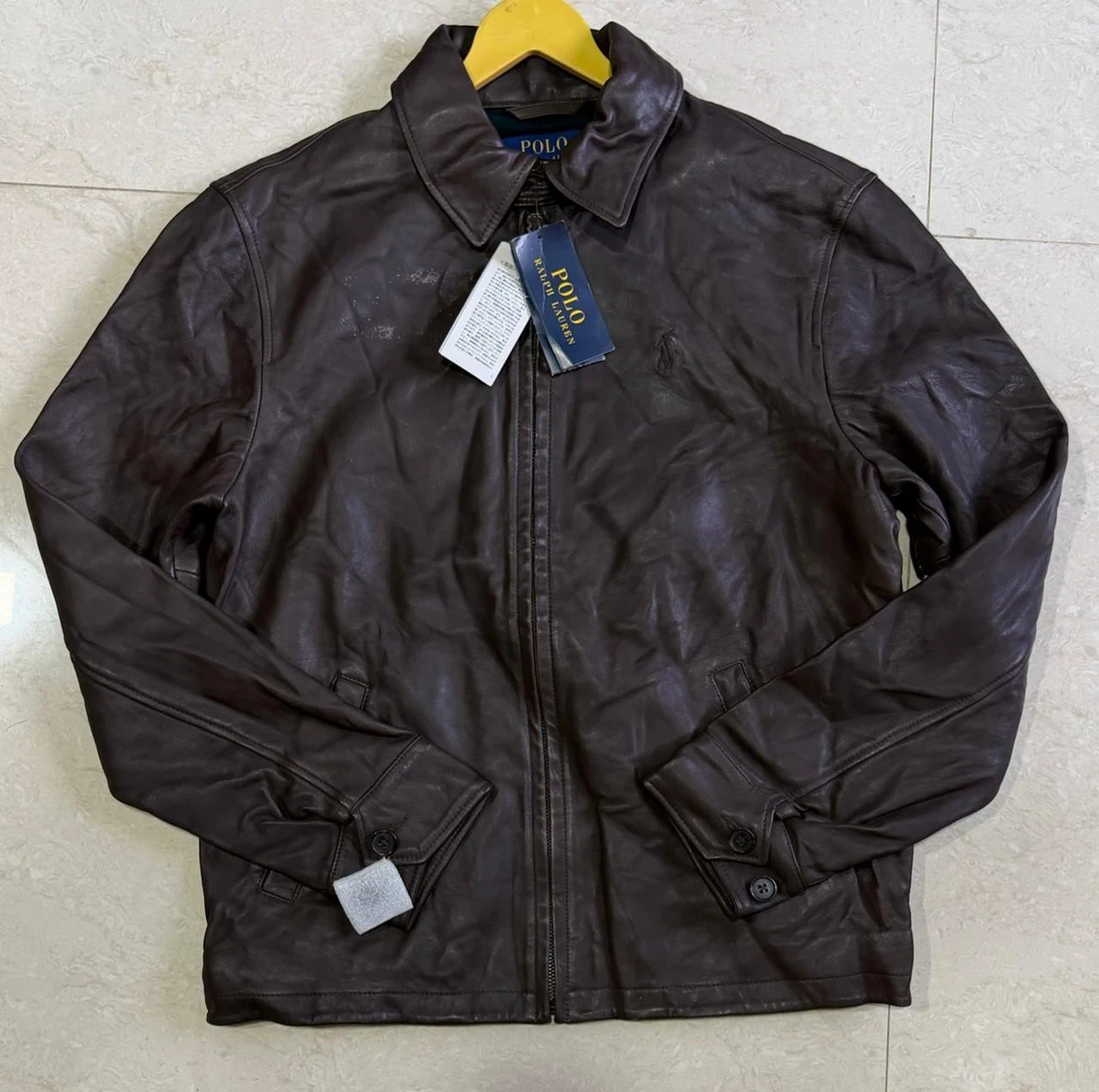 Polo Ralph Lauren Zip Leather Outer Shell Coats, Jackets & Vests