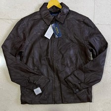Polo Ralph Lauren The Bayville Leather Jacket...