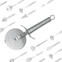 Pizzamesser Pizzaschneider Pizzaroller Pizzarad Edelstahl Mit ÖSe