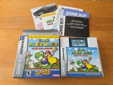 Super Mario World Super Mario Advance 2 GBA W/ All Inserts And MAP 