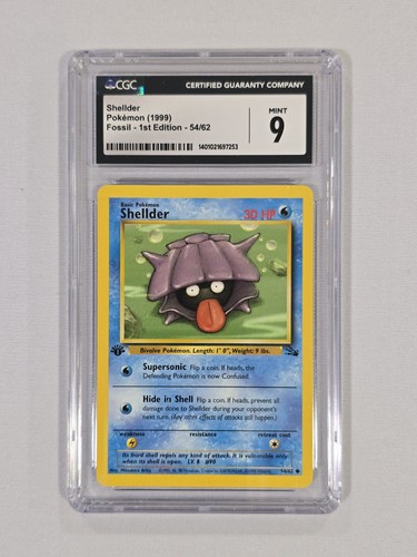 Shellder (1st Edition) graded CGC 9 for sale on eBay