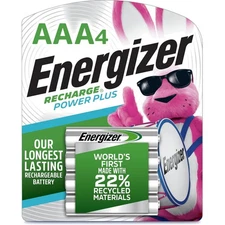 Power Plus Rechargeable AAA Batteries 4 Pack, 800mAh Triple A Batteries