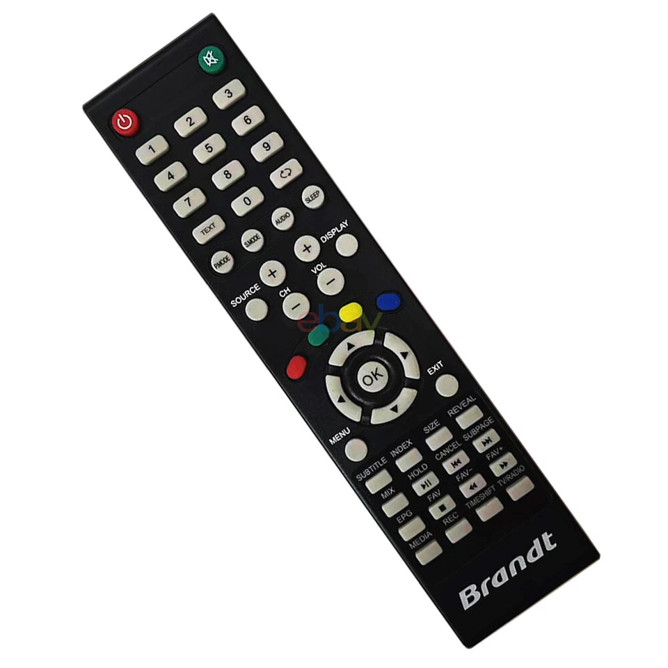 Neuf Original B3929HD pour Brandt LCD LED Smart TV Télécommande B3230HD B3930HD - Photo 3/4