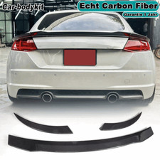 Carbon Heckspoiler Heckflügel Wing Rear Spoiler Für Audi TT TTS TTRS 8S 2014-21