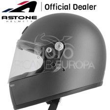 CASCO INTEGRALE RETRO VINTAGE ASTONE STILE CAFE RACER XS TO XXL