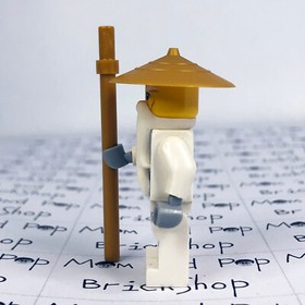 LEGO Ninjago Sensei Wu with Golden Staff from 70734 Master Wu Dragon