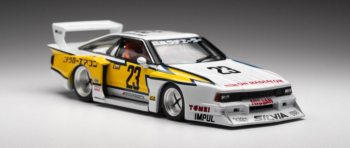 EBBRO 43747 1:43 NISSAN SILVIA TURBO SUPER SILHOUETTE 1982 #23 DIE