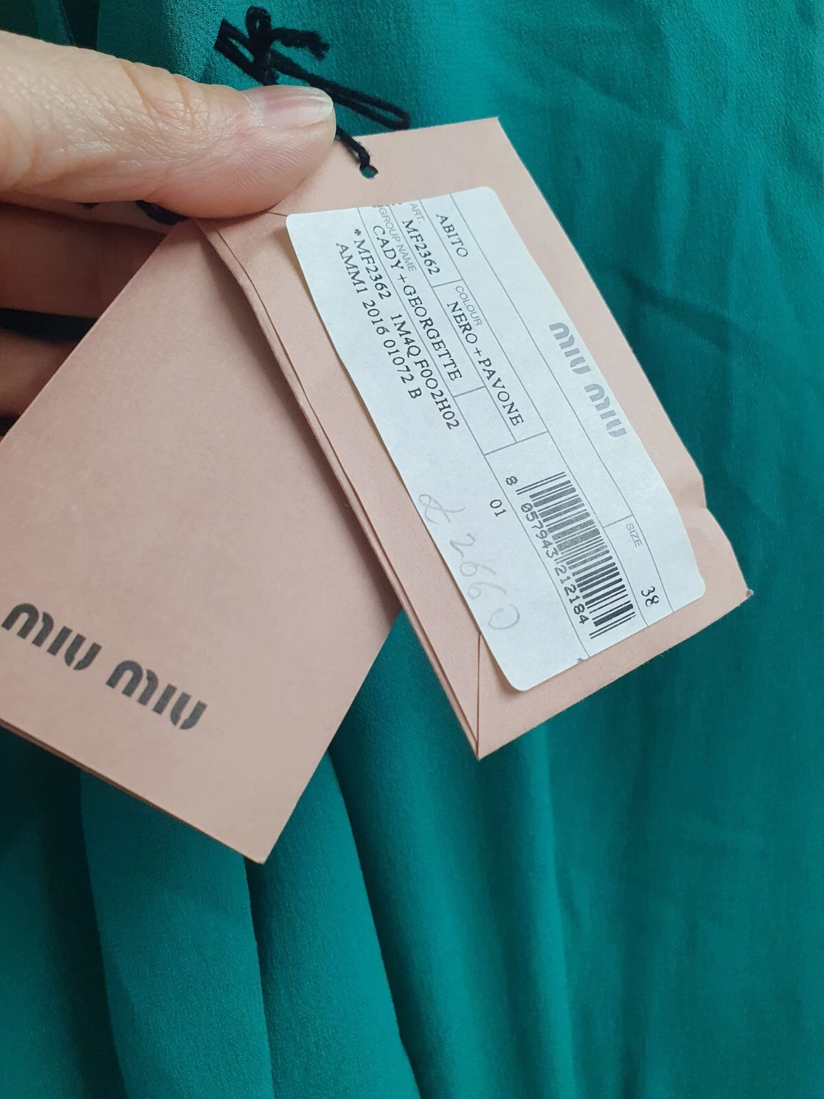 Abito Miu Miu in seta taglia 38