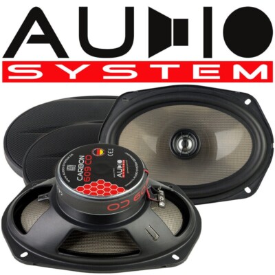 AUDIO SYSTEM CARBON 609 CO Oval Lautsprecher Boxen mit Gitter 6x9'' / 15x23cm
