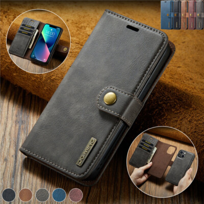 Leder Hülle für iPhone 16e 16 15 14 13 12 11 X XS XR Pro Max Plus 8 7 Handy Case