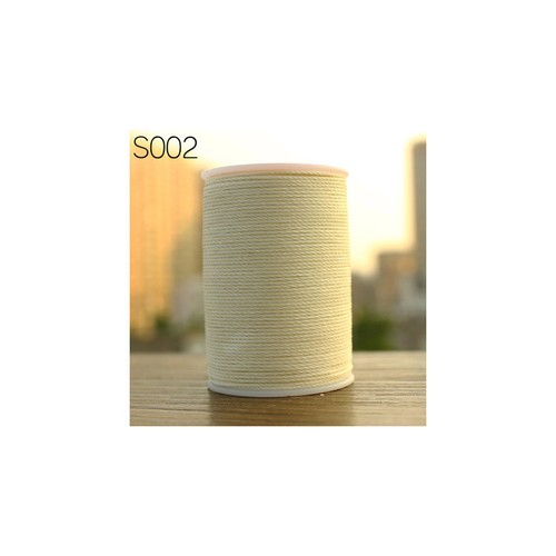 Professional 3 Strands Waxed Lined Thread 0.65mm 85M hand sewing leathercraft - Picture 25 of 49