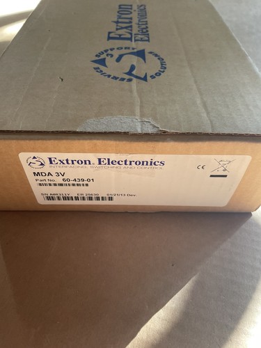 Extron MDA 3V Three Output Composite Video Distribution Amplifier 60-439-01 New - Picture 2 of 6