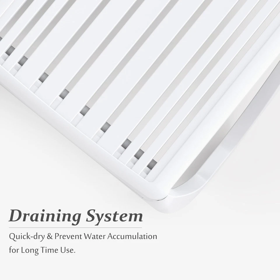 Domi Juego de Chaise Lounge Piscina Exterior con 5 Posiciones Ajustables, Blanco Foto 4 de 4