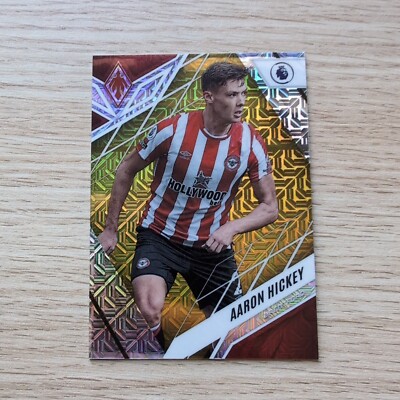 2022-23 Panini Chronicles Premier League Aaron Hickey Gold Laser /10 Brentford