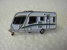 Caravan pin badge. Lapel. Brand new. Metal. Enamel. Bailey Swift Elddis Lunar