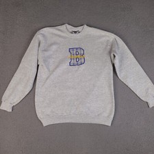 Vintage Crestview Bulldogs Sweatshirt Womens XL Gray Lee Made In USA