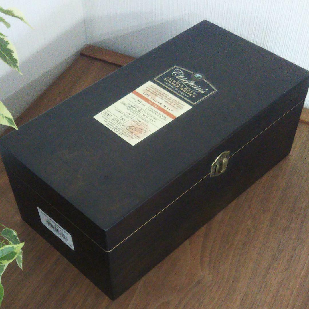 CHIEFTAIN'S THE CIGAR MALT Scotch Whiskey Vintage Empty Box From Japan Rare