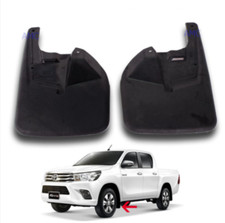 Pair Front Mud Guards Black For 2015-2018 Toyota Hilux Revo 4WD