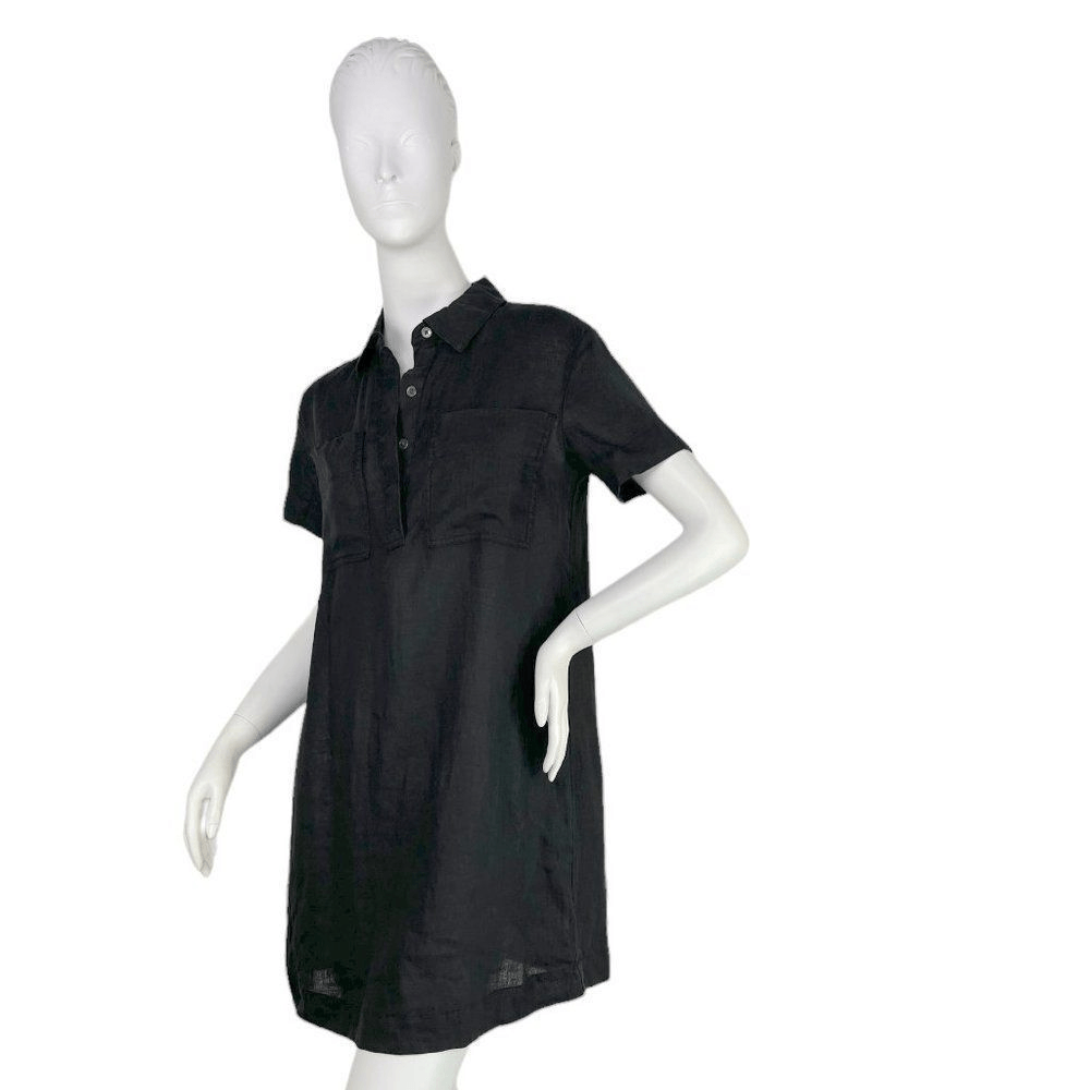 NEW James Perse Los Angeles Classic Shirt Dress Black Linen Size 0 | eBay NEW James Perse Los Angeles Classic Shirt Dress Black Linen Size 0 | eBay