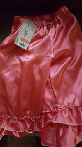 Sado Boutique Satin Ruffle Pants. Size 