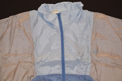 Adidas Regen Jacke Windbreaker Vintage 80s 80er Rain Jacket Coat Glanz Nylon 48 - Bild 4 von 8