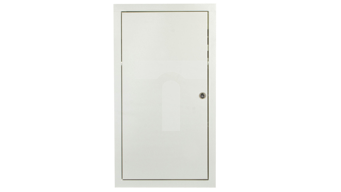 1-meter flush-mounted meter cabinet (electronic meter), 1-phase, 6 IP31 m /T2UK