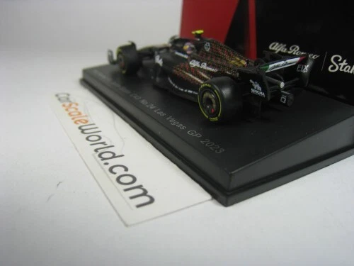 ALFA ROMEO F1 TEAM STAKE C43 LAS VEGAS GP 2023 Z. GUANYU 1/64 SPARK - Imagen 3 de 3