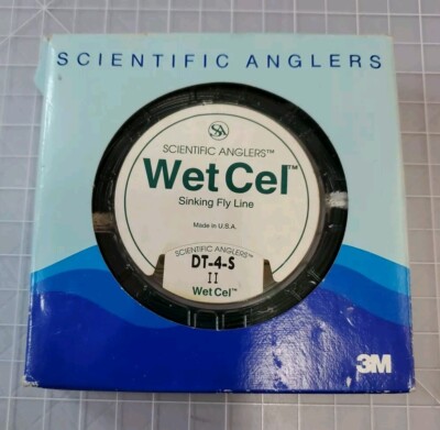 Vintage Scientific Anglers Wet Tip Sinking Fly Line Model DT-4-F/S Green NOS