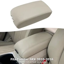 Middle Console Armrest Replacement Cover Beige Tan for Cadillac SRX 2010-2016