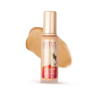 Lotus Make Up SPF25 Nutraglow Daily Tinted Moisturiser Cream (Fresh Ivory, 50ml)