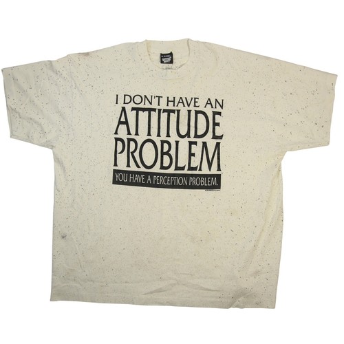 Vintage Attitude Problem Mens XXL 